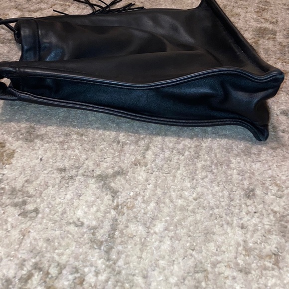 ✨SOLD✨ All Saints Black Leather purse with Tassels - Picture 4 of 16